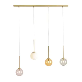 Aldex Bosso színes-arany függesztett lámpa (ALD-1119L40) G9 4 izzós IP20
