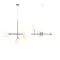 Aldex Dione króm-fehér függesztett lámpa (ALD-1092K4) E14+E27 6 izzós IP20