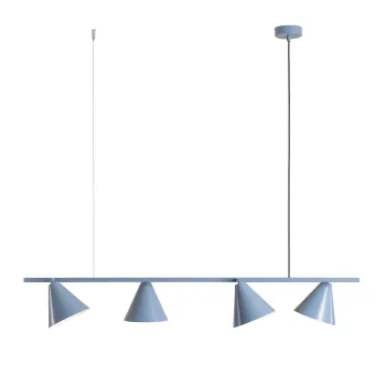 Aldex Form kék függesztett lámpa (ALD-1108L16) E27 4 izzós IP20