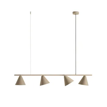 Aldex Form bézs függesztett lámpa (ALD-1108L17) E27 4 izzós IP20