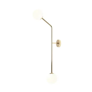 Aldex Pure arany-fehér falikar (ALD-1064D30_2) E14 2 izzós IP20 Aldex Pure arany-fehér falikar (ALD-1064D30_2) E14 2 izzós IP20
