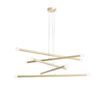 Aldex Tubo sárgaréz függesztett lámpa (ALD-1072M40) E14 10 izzós IP20