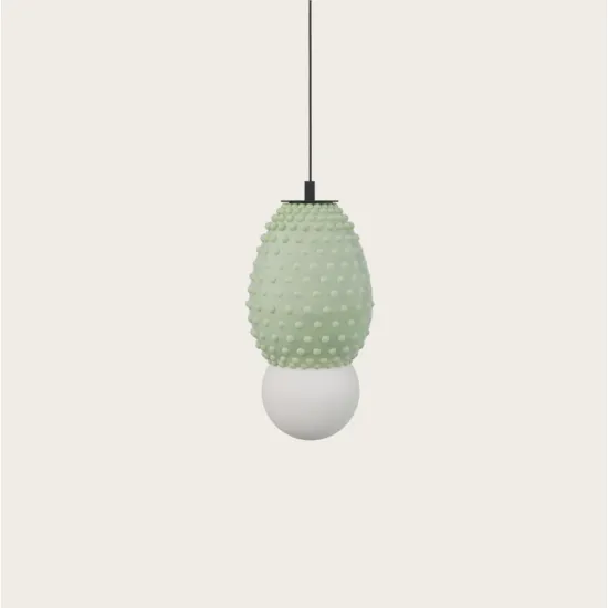 AROMAS DEL CAMPO CACTUS fekete-zöld függesztett lámpa (C1087) G9 1 izzós IP20