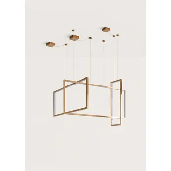 AROMAS DEL CAMPO FRAME bronz LED függesztett lámpa (C1246/90) LED 1 izzós IP20