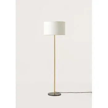 AROMAS DEL CAMPO HEDRA sárgaréz-fehér állólámpa (P1159) E27 1 izzós IP20