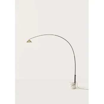 AROMAS DEL CAMPO HINOO fekete-sárgaréz LED állólámpa (P1266) LED 1 izzós IP20