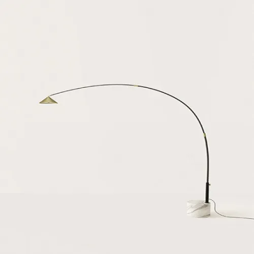 AROMAS DEL CAMPO HINOO fekete-sárgaréz LED állólámpa (P1266) LED 1 izzós IP20