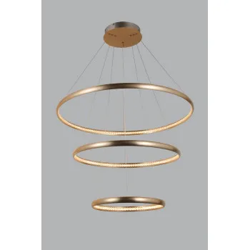 Azzardo Brighton arany LED függesztett lámpa  (AZ-4429) LED 1 izzós IP20