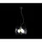 Azzardo Cosmo króm-átlátszó függesztett lámpa  (AZ-0846) E27 3 izzós IP20