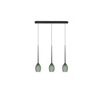 Azzardo Izza zöld-fekete függesztett lámpa (AZ-2323) E14 3 izzós IP20