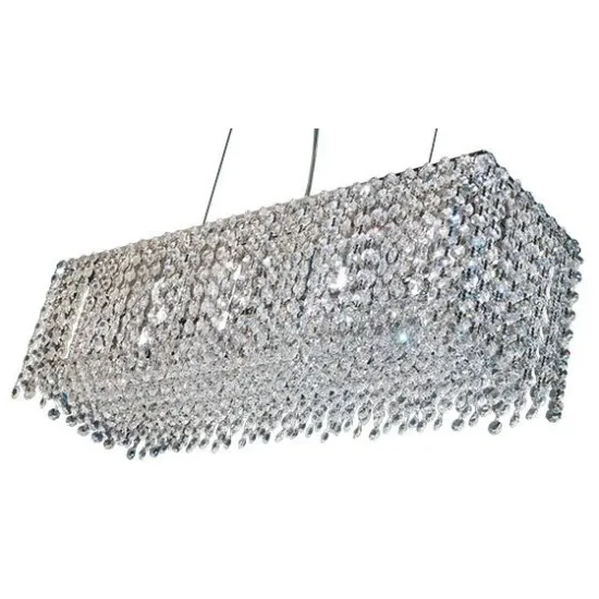 Azzardo Roma átlátszó függesztett lámpa (AZ-1510) G4 8 izzós IP20