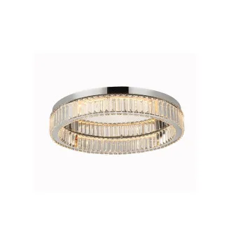 Azzardo Spark króm-átlátszó kristály LED mennyezeti lámpa  (AZ-5785) LED 1 izzós IP20 Azzardo Spark króm-átlátszó kristály LED mennyezeti lámpa  (AZ-5785) LED 1 izzós IP20