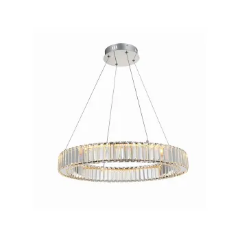 Azzardo Spark króm-átlátszó kristály LED függesztett lámpa  (AZ-5789) LED 1 izzós IP20 Azzardo Spark króm-átlátszó kristály LED függesztett lámpa  (AZ-5789) LED 1 izzós IP20
