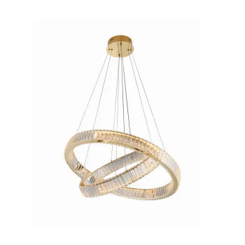 Azzardo Spark arany-átlátszó kristály LED függesztett lámpa  (AZ-5792) LED 2 izzós IP20 Azzardo Spark arany-átlátszó kristály LED függesztett lámpa  (AZ-5792) LED 2 izzós IP20