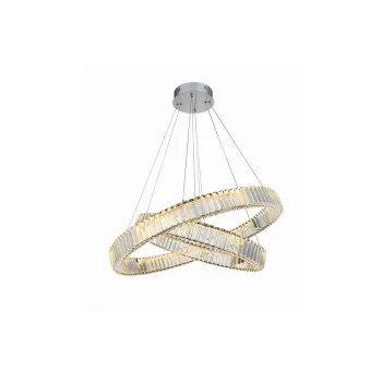 Azzardo Spark króm-átlátszó kristály LED függesztett lámpa  (AZ-5793) LED 2 izzós IP20 Azzardo Spark króm-átlátszó kristály LED függesztett lámpa  (AZ-5793) LED 2 izzós IP20