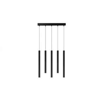 Azzardo Verno fekete LED függesztett lámpa  (AZ-6314) LED 5 izzós IP20