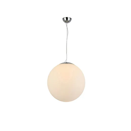 Azzardo White Ball króm-fehér függesztett lámpa (AZ-1328) E27 1 izzós IP20 Azzardo White Ball króm-fehér függesztett lámpa (AZ-1328) E27 1 izzós IP20