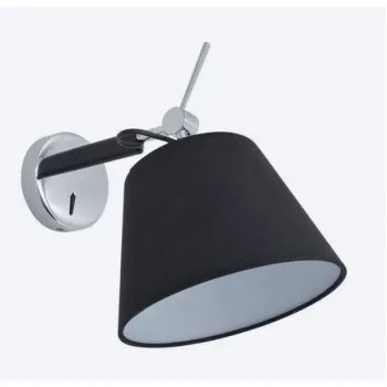 Azzardo Zyta fekete falikar (AZ-1565) E27 1 izzós IP20