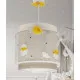 Dalber Baby Chick fehér-sárga gyerek függesztett lámpa (DA-76872) E27 1 izzós IP20