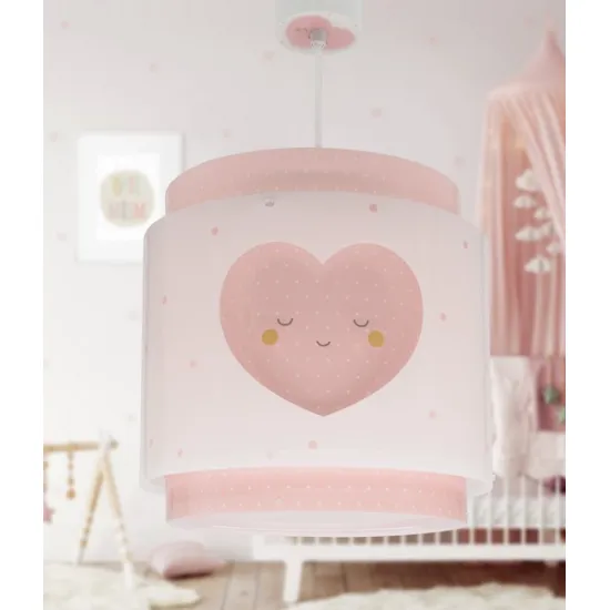 Dalber Baby Dreams fehér-rózsaszín gyerek függesztett lámpa (DA-76012S) E27 1 izzós IP20