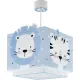 Dalber Baby Jungle fehér-kék gyerek függesztett lámpa (DA-63112T) E27 1 izzós IP20