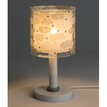 Dalber Cloud fehér-szürke gyerek asztali lámpa (DA-41411E) E14 1 izzós IP20