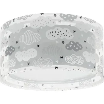 Dalber Cloud fehér-szürke gyerek mennyezeti lámpa (DA-41416E) E27 2 izzós IP20