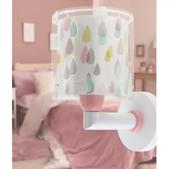 Dalber Color Rain fehér-színes gyerek fali lámpa (DA-41439) E27 1 izzós IP20