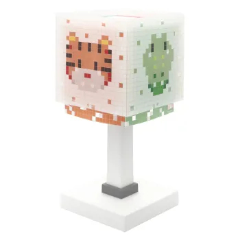 Dalber Little Pixel fehér-színes gyerek asztali lámpa (DA-63371) E14 1 izzós IP20