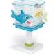 Dalber Little Shark fehér-kék gyerek asztali lámpa (DA-63471) E14 1 izzós IP20