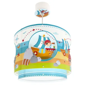 Dalber Pirate Island fehér-kék gyerek függesztett lámpa (DA-60652) E27 1 izzós IP20