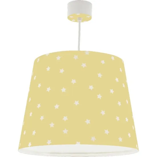 Dalber Star Light fehér-sárga gyerek függesztett lámpa (DA-82212A) E27 1 izzós IP20