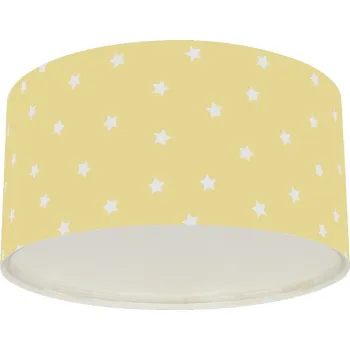 Dalber Star Light fehér-sárga gyerek mennyezeti lámpa (DA-82216A) E27 2 izzós IP20