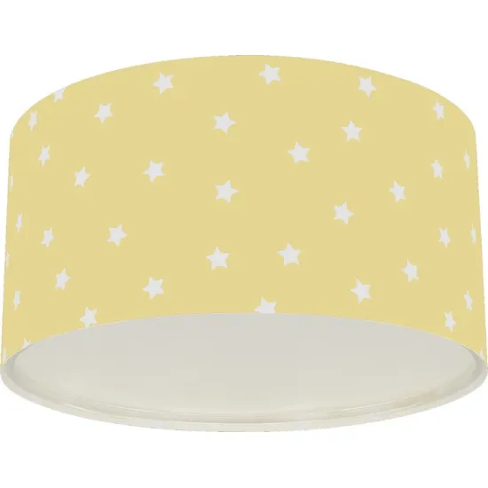 Dalber Star Light fehér-sárga gyerek mennyezeti lámpa (DA-82216A) E27 2 izzós IP20