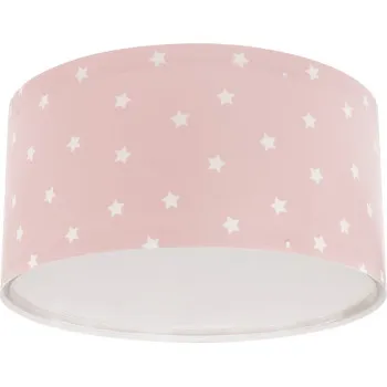 Dalber Star Light rózsaszín-fehér gyerek mennyezeti lámpa (DA-82216S) E27 2 izzós IP20