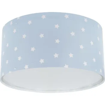 Dalber Star Light fehér-kék gyerek mennyezeti lámpa (DA-82216T) E27 2 izzós IP20
