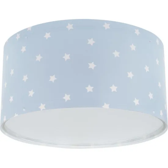 Dalber Star Light fehér-kék gyerek mennyezeti lámpa (DA-82216T) E27 2 izzós IP20