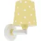 Dalber Star Light fehér-sárga gyerek fali lámpa (DA-82219A) E27 1 izzós IP20