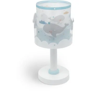 Dalber Whale Dreams fehér-kék gyerek asztali lámpa (DA-61171T) E14 1 izzós IP20