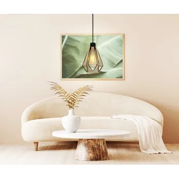 EGLO ADWICKLE fekete-barna függesztett lámpa (EG-43776) E27 1 izzós IP20