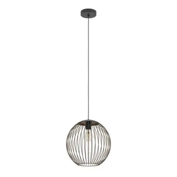 Eglo Almanzora fekete-réz függesztett lámpa (EG-901868) E27 1 izzós IP20