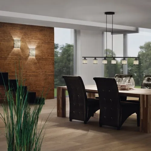 EGLO ALMERA antikbarna-pezsgőszínű fali lámpa (EG-89115) E14 1 izzós IP20