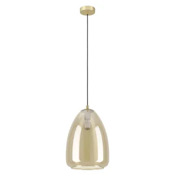 EGLO ALOBRASE réz-borostyán függesztett lámpa (EG-98647) E27 1 izzós IP20