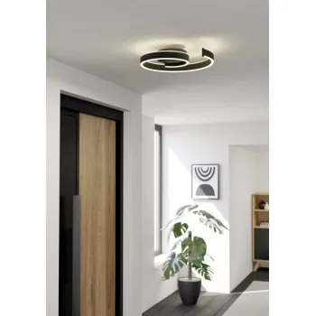 Eglo Andabaia-Z fekete LED mennyezeti lámpa (EG-901888) LED 1 izzós IP20