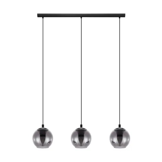 EGLO ARISCANI fekete-szürke függesztett lámpa (EG-98652) E27 3 izzós IP20