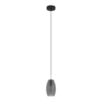 EGLO BATISTA matt szürke függesztett lámpa (EG-900507) E27 1 izzós IP20