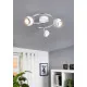 EGLO BIMEDA fehér - króm LED spot lámpa (EG-31003) GU10 3 izzós IP20