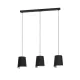 EGLO BOLIVIA fekete-fekete-homokszín függesztett lámpa (EG-900426) E27 3 izzós IP20