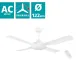 EGLO BONDI 1 fehér LED mennyezeti ventilátoros lámpa (EG-35089) LED 1 izzós IP20
