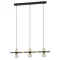 EGLO BRAMERTON fekete-barna függesztett lámpa (EG-43752) E27 3 izzós IP20